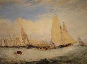 Joseph Mallord William Turner Regatta Beating To Windward France oil painting artist